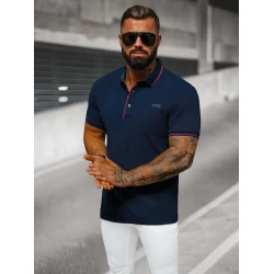 Vīriešu tumši zils polo krekls Team