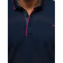 Vīriešu tumši zils polo krekls Team