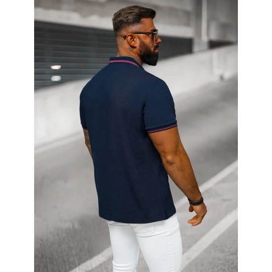 Vīriešu tumši zils polo krekls Team O/DA758