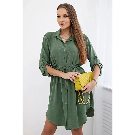 Glow khaki dress 28062