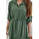 Glow khaki dress 28062