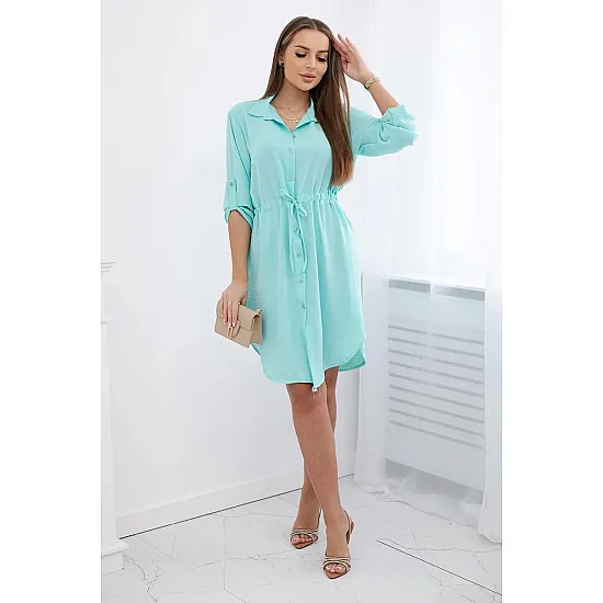 Glow dress in mint 28058