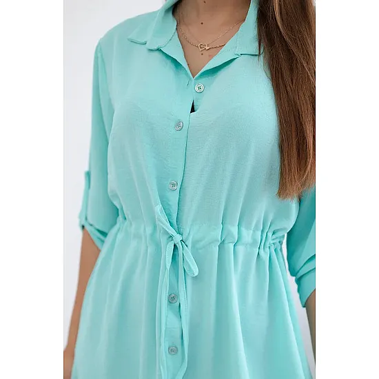 Glow dress in mint 28058