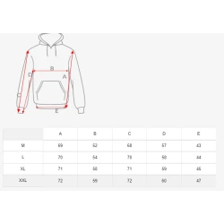 Juodos spalvos vyriškas džemperis su gobtuvu "Vilkas"