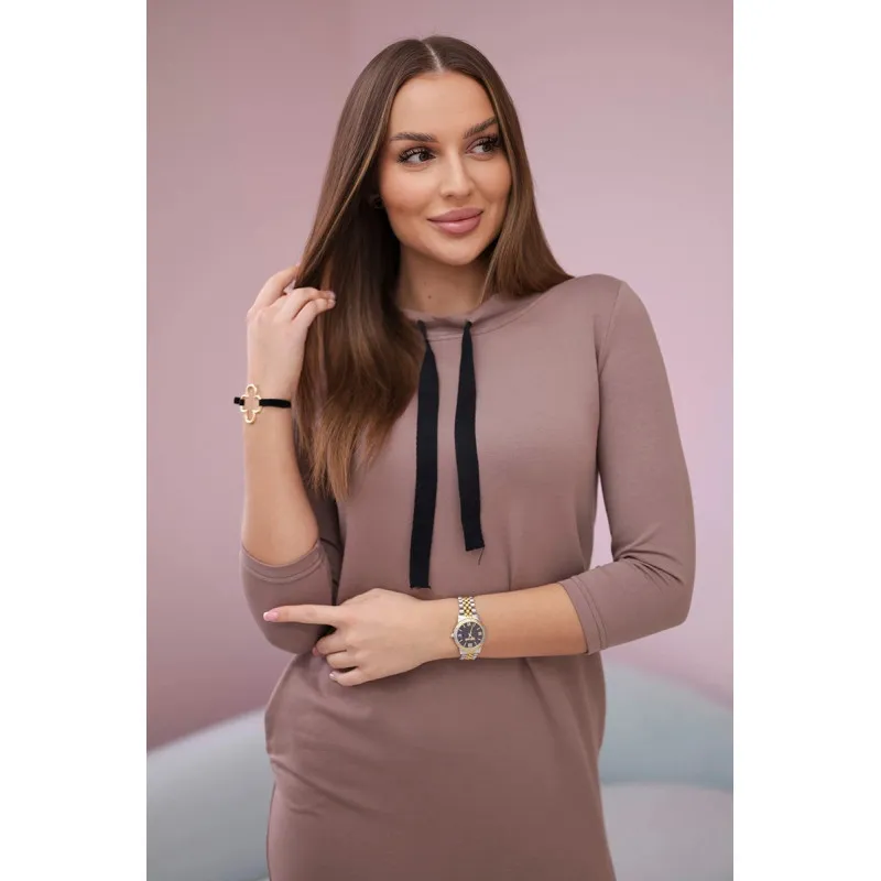 Sieviešu brūna kleita Mimoli 28274