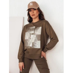 Sieviešu brūns džemperis Femme