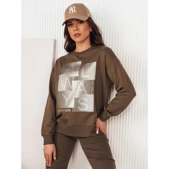 Sieviešu brūns džemperis Femme BY1281