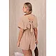 Women's brown jumpsuit Divine 29072