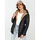 Sieviešu divpusējā brūnā un melnā jaka Elvina TY4344