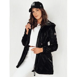 Sieviešu melna parka jaka Henis