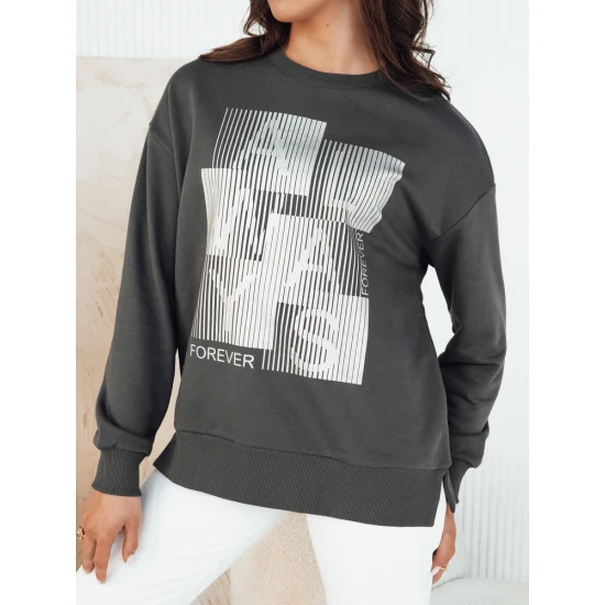 Sieviešu pelēks džemperis Femme BY1283