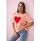 Women's peach Madame T-shirt 28448
