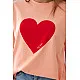 Women's peach Madame T-shirt 28448