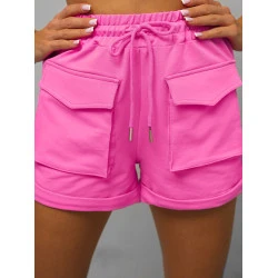 Sieviešu rozā šorti Cargo