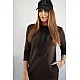 Women's dark brown dress Mimoli 27457