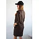 Women's dark brown dress Mimoli 27457