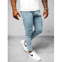 Vīriešu gaiši zili džinsi Karum