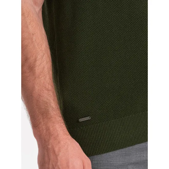 Vīriešu haki krāsas polo krekliņš Swing V1 OM-POSS-0117