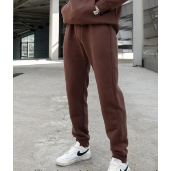 Brūnas vīriešu ikdienas bikses Denir PK3045