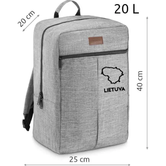 Pelēka lidmašīnas mugursoma Lietuva ZG830