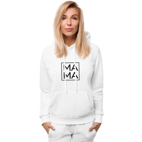 Sieviešu balts džemperis MAMA JS/W02