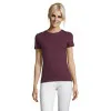 Sieviešu bordo krāsas T-krekls Regent Women 01825