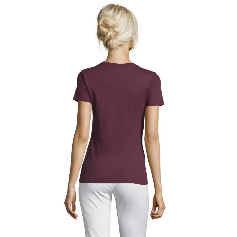 Sieviešu bordo krāsas T-krekls Regent Women 01825