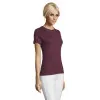 Sieviešu bordo krāsas T-krekls Regent Women 01825