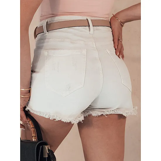 Sieviešu brūni džinsa šorti Popglam SY0384