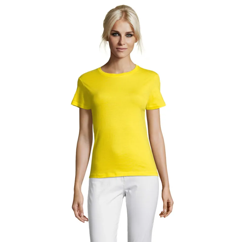 Sieviešu dzeltens T-krekls Regent Women 01825