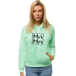 Sieviešu piparmētru džemperis MAMA 