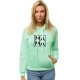 Sieviešu piparmētru džemperis MAMA 