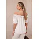 Women's beige blouse Lorena 28903