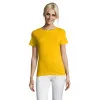 Sieviešu spilgti dzeltens T-krekls Regent Women 01825