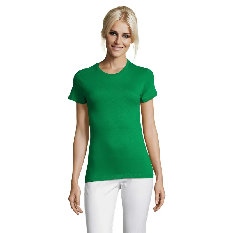 Sieviešu spilgti zaļš T-krekls Regent Women 01825