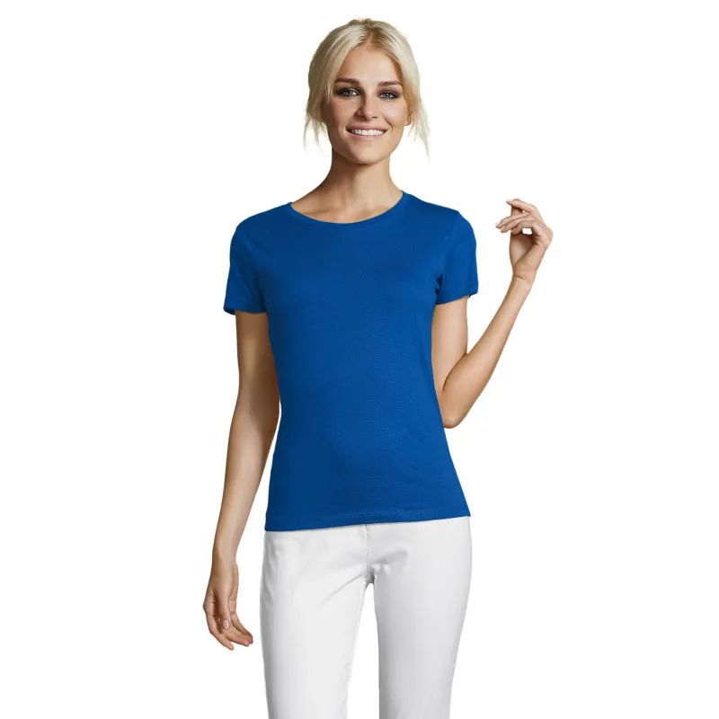 Sieviešu spilgti zils T-krekls Regent Women 01825