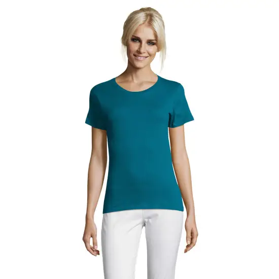 Sieviešu tirkīza T-krekls Regent Women 01825