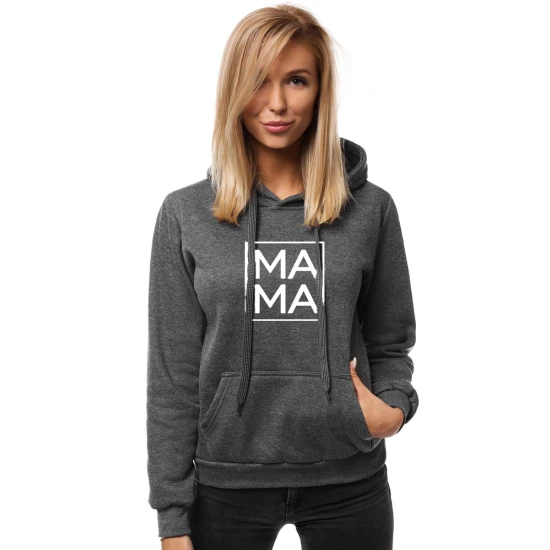 Sieviešu tumši pelēks džemperis MAMA JS/W02