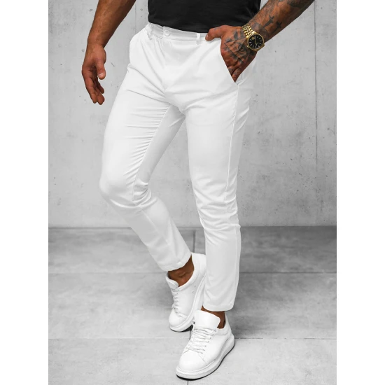 Vīriešu baltas bikses Madero O/1411SP