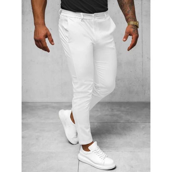 Vīriešu baltas bikses Madero O/1411SP