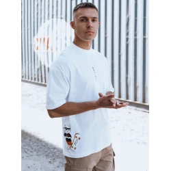 Vīriešu balts T-krekls Wild