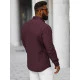Vīriešu bordo krāsas krekls Garone O/V116