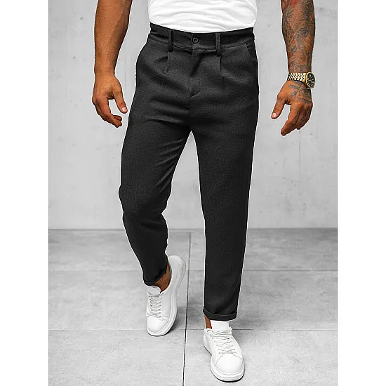 Men's black trousers Renona O/K971SP