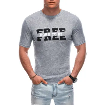 Vīriešu pelēks T-krekls Free