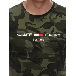 Vīriešu tumši zaļš kamuflāžas krekls Cadet