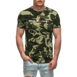 Vīriešu zaļš kamuflāžas krekls Cadet
