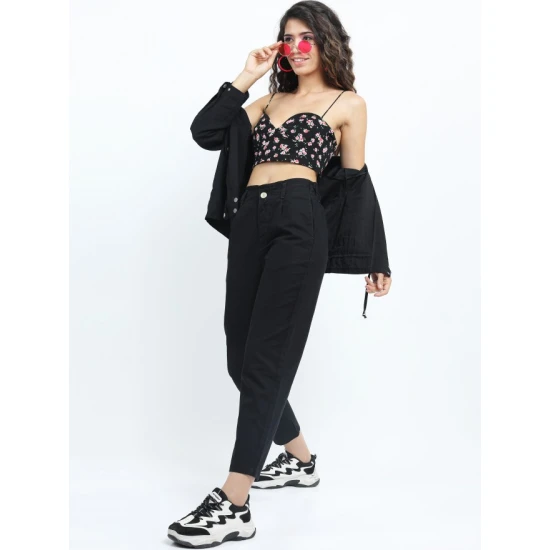 Sieviešu melni džinsi Itemo PK6565