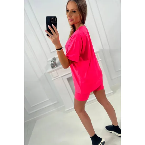 Moteriškas rožinis neoninis komplektas Korina 24022