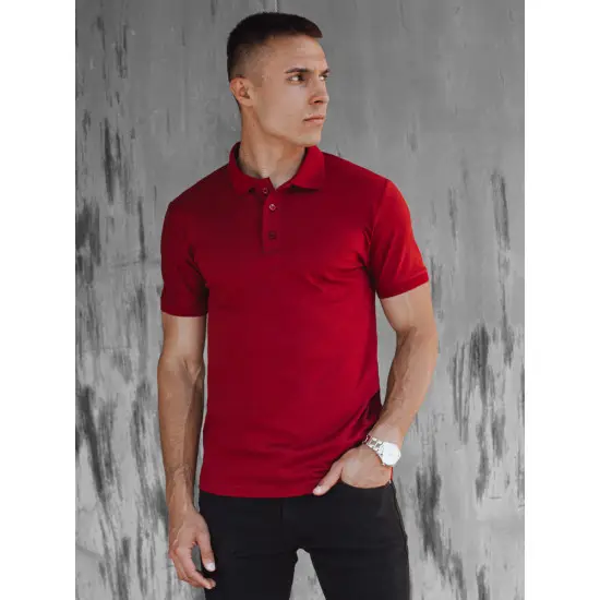 Vīriešu bordo polo krekliņš Metrol PX0607