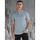 Men's light blue polo shirt Metrol PX0608